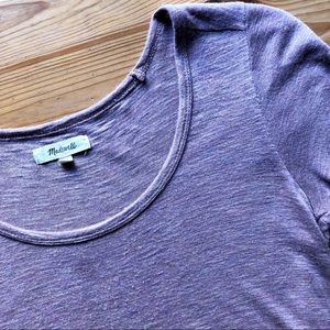 Madewell scoop neck T-shirt